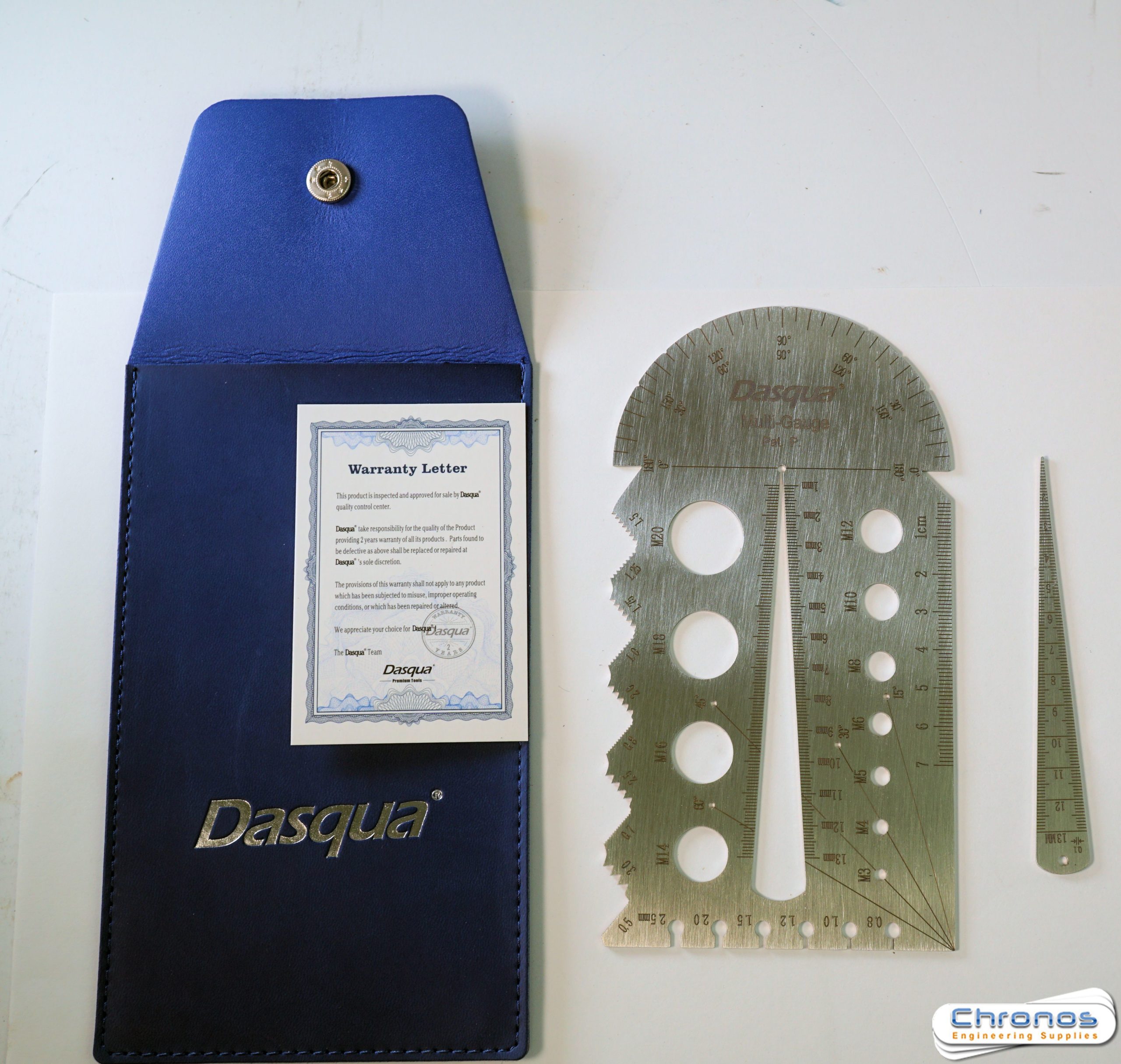 Dasqua Stainless Steel Multifunction Gauge with Taper Gauge 85110060