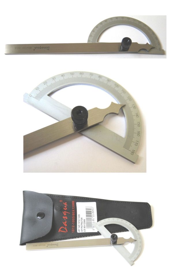 Dasqua High Quality Protractor 80 x 120 mm SORRY OUT OF STOCK