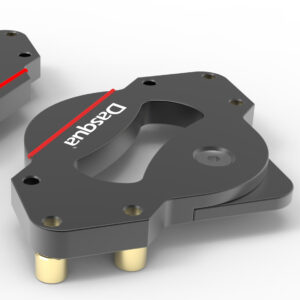 Dasqua Black-Red Plus Corner Radius Template Metric