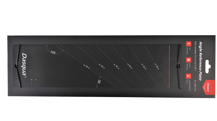 Dasqua Black-Red Angle Reference Plate 1804-7111 - Image 4