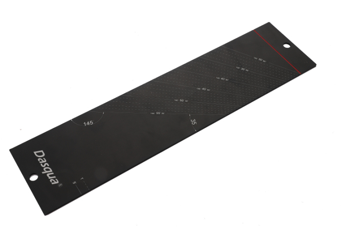 Dasqua Black-Red Angle Reference Plate 1804-7111 - Image 2