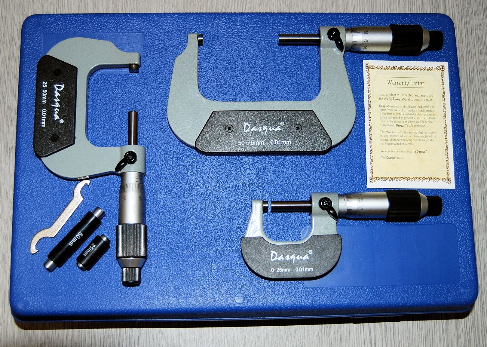 Dasqua 4612-5115 0-3" Depth Micomete