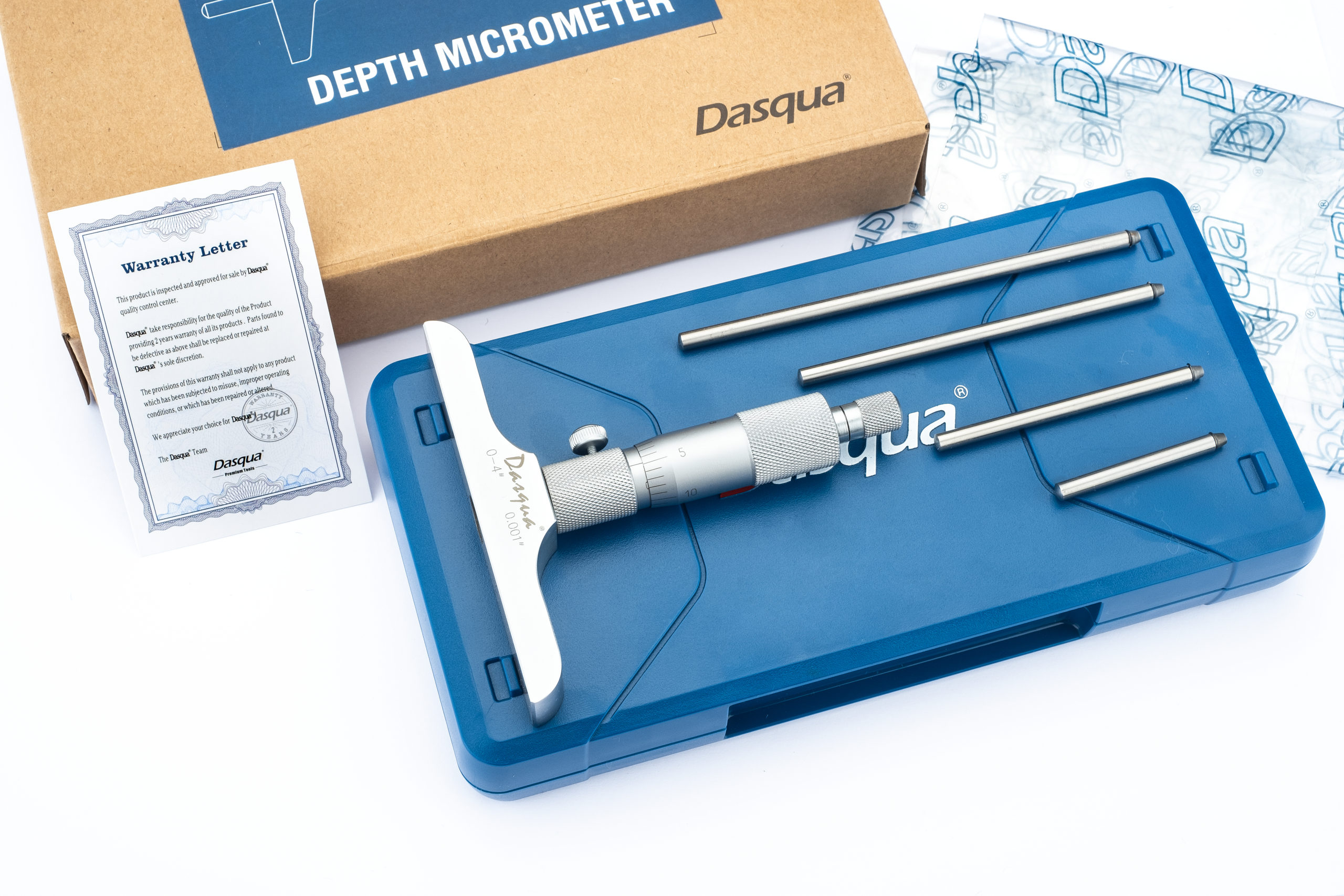 Dasqua Depth Micrometer 0 100 mm