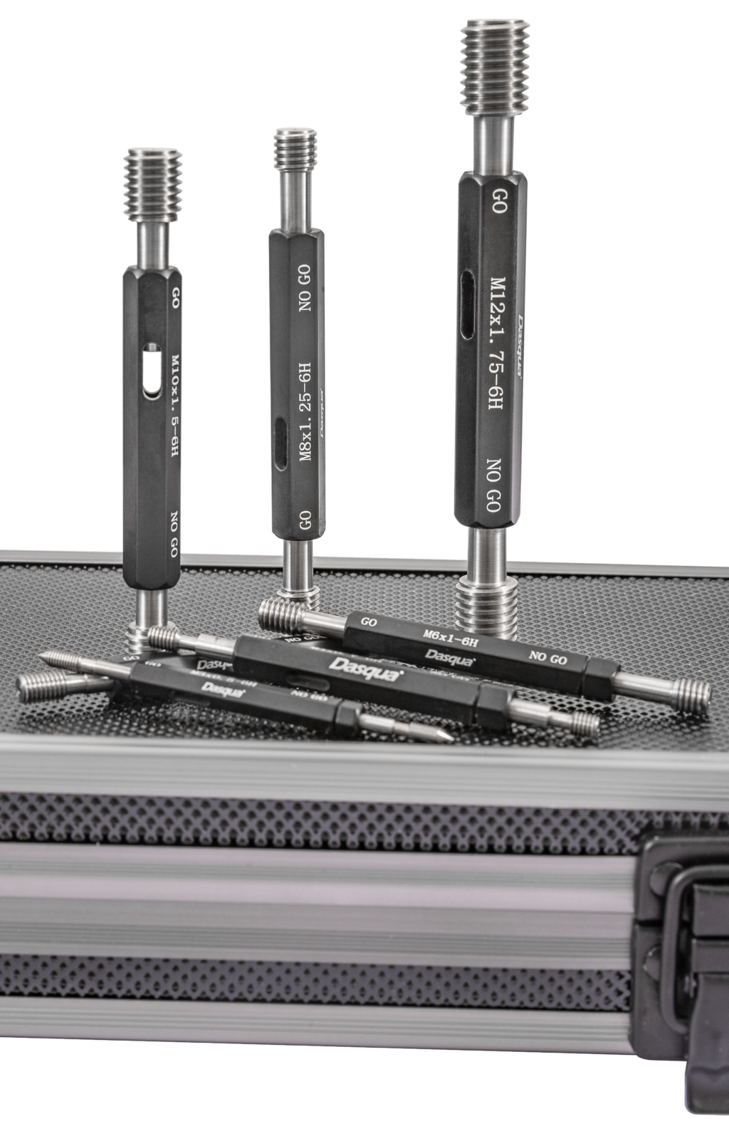 Dasqua Thread gauge Set (plug gauge) M3 M12 Go & No Go