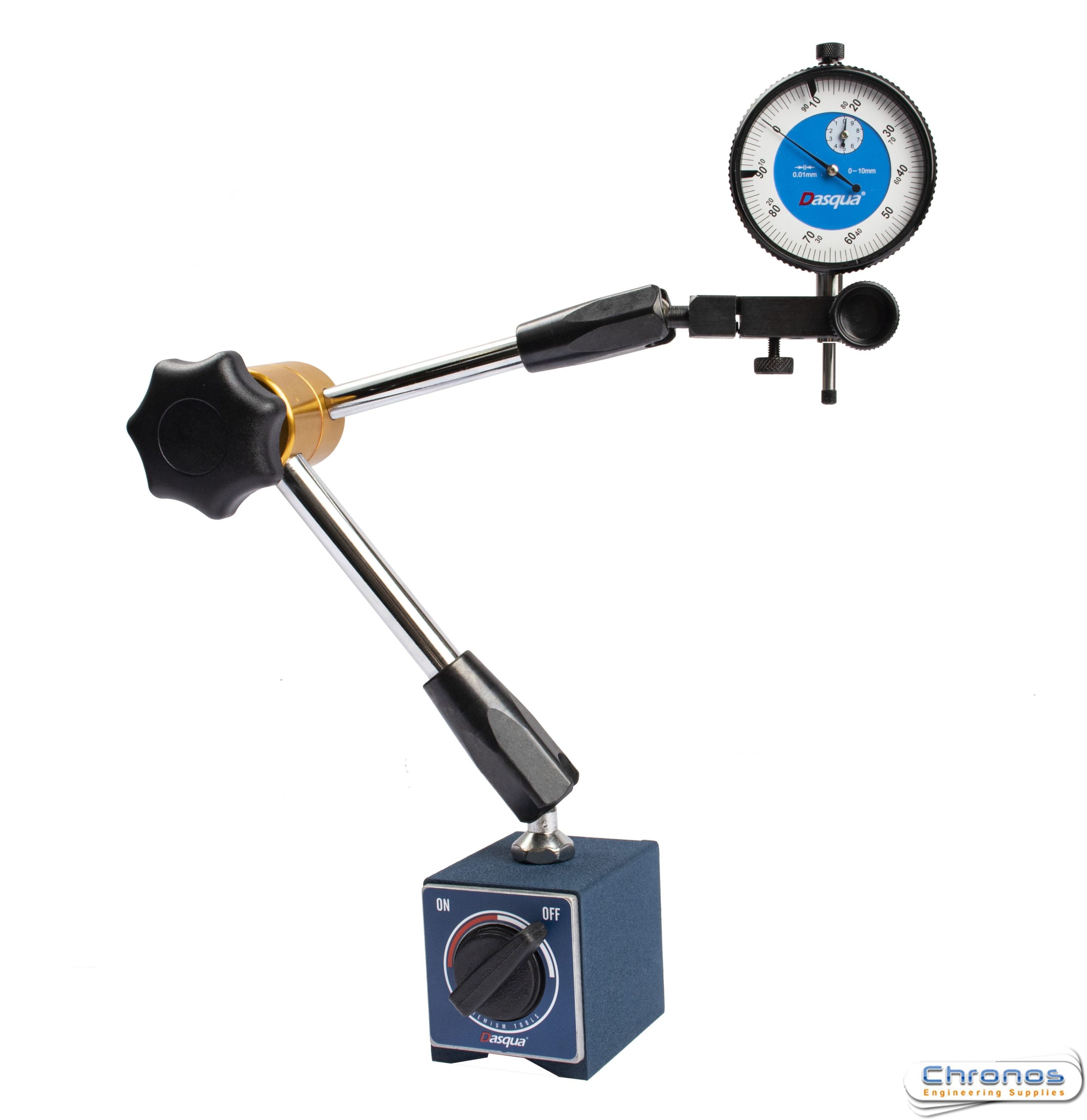Dasqua Mechanical Lock Magnetic Stand 60 kg hold force Dial Indicator Mount 