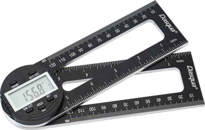 Dasqua Black-Red Digital Mitre Saw Protractor 1804-6771 - Image 6