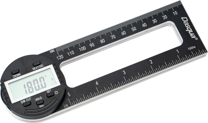 Dasqua Black-Red Digital Mitre Saw Protractor 1804-6771 - Image 5