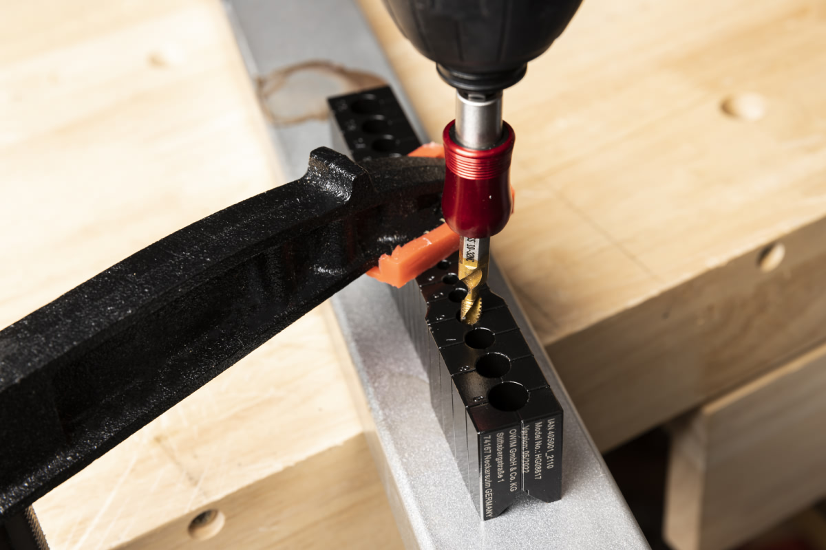 Dasqua Black-Red Plus Multi-Function Drill Guide Imperial - Image 5