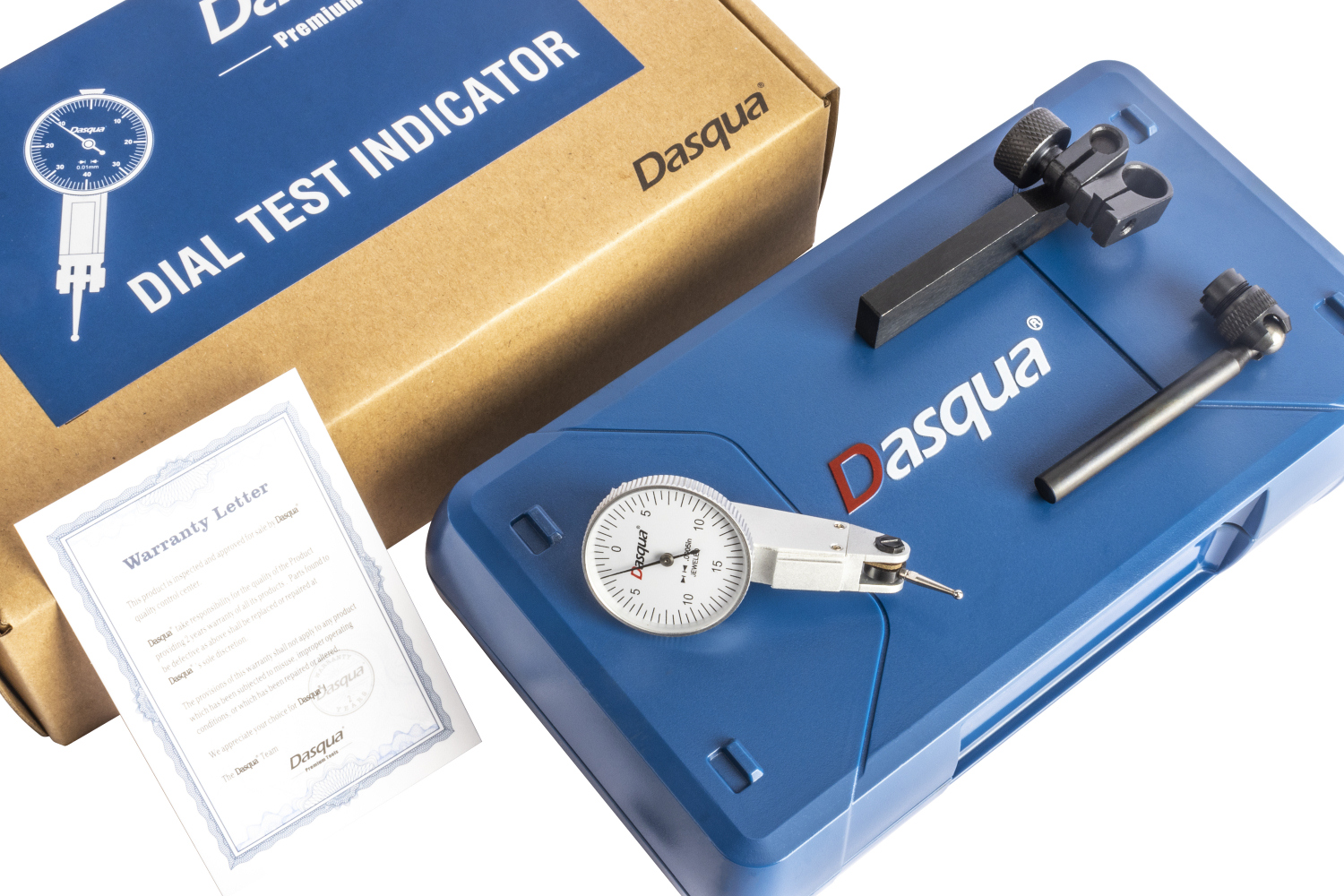 Dasqua Dial Test Indicator Set Imperial with Holders
