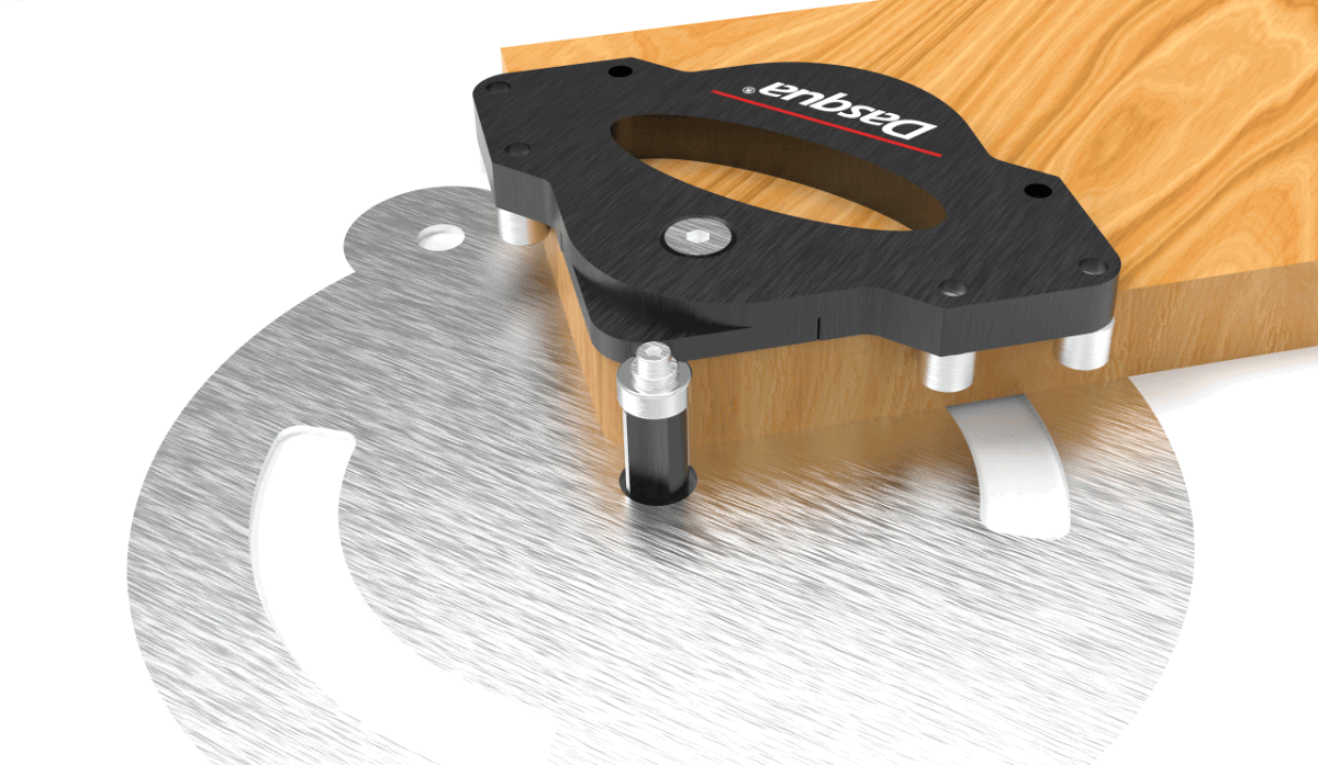 Dasqua Black-Red Plus Corner Radius Template Imperial - Image 8